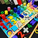 Tabuleiro de Números e Formas – Estímulo Educativo para Crianças — embalagem e dimensões | Brinquedo para crianças | Balão Mágico Toys