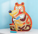 Labirinto Magnético Montessoriano - Estimule a Aprendizagem e Diversão — embalagem e dimensões | Brinquedo para crianças | Balão Mágico Toys