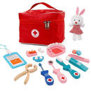 Kit Médico ou Dentista Infantil de Madeira Desenvolva Seu Filho
