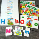 Desafio Educativo: Quebra-Cabeça Inglês de 78 Peças com Alfabeto Desenvolva Seu Filho