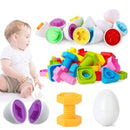 Brinquedos Montessori - ovos e parafusos - Balão Mágico