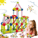 Blocos de Construção Magnéticos — embalagem e dimensões | Balão Mágico Toys
