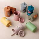 Copo de silicone decorado - Balão Mágico